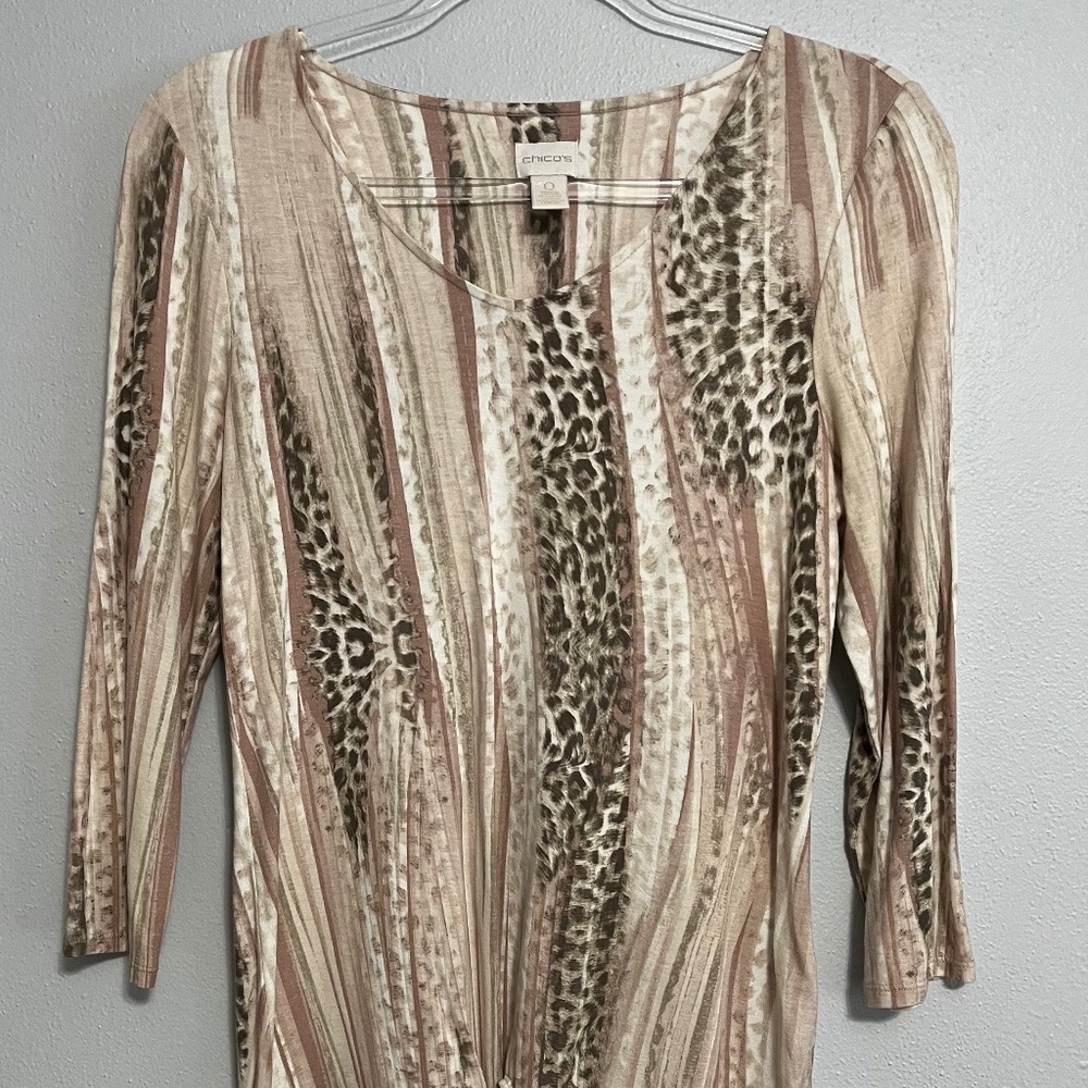 Chicos 3/4 sleeve top Size 0 (XS)